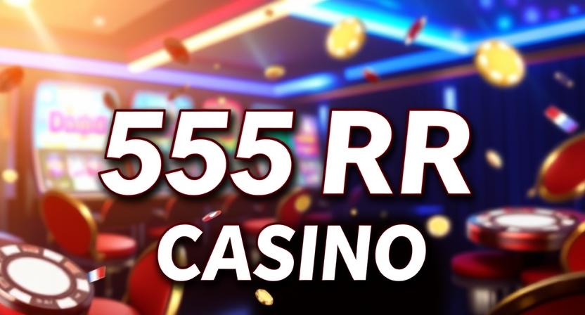 Immersive lounge-style interface of 555RR casino